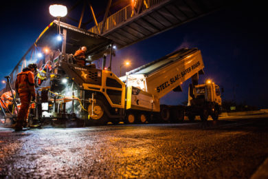 Steelflow, St George's Bridge, Doncaster - Aia The Asphalt Industry 